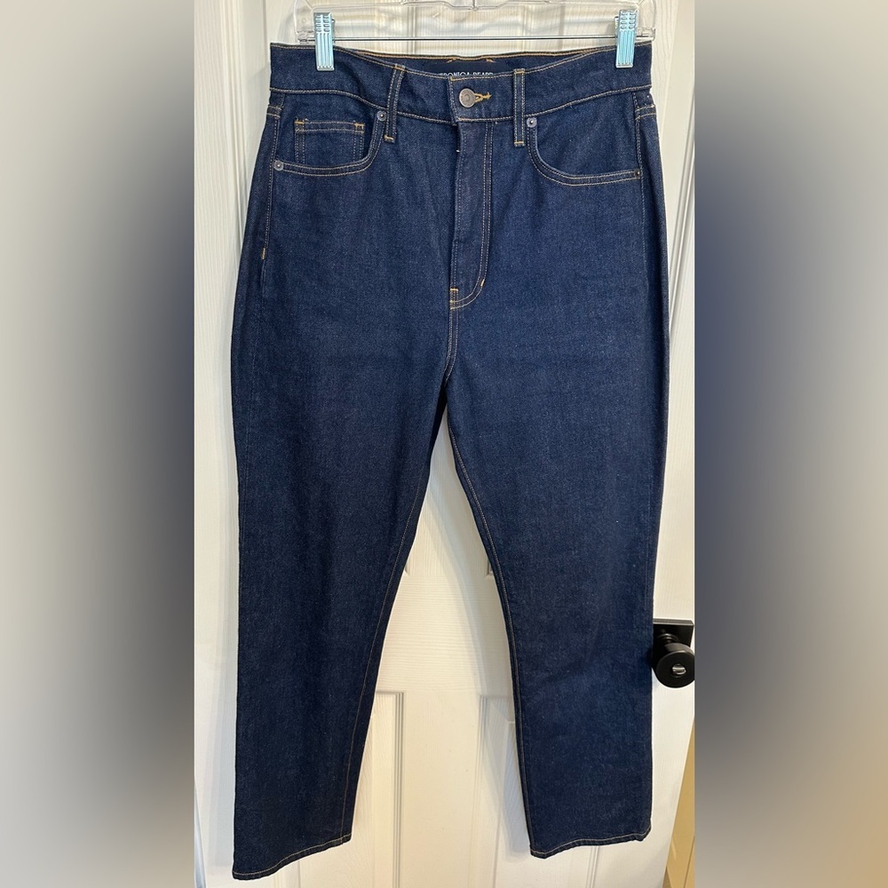 Veronica Beard Dark Denim Alenah Slim Straight High Rise Size 29 - Picture 8 of 10